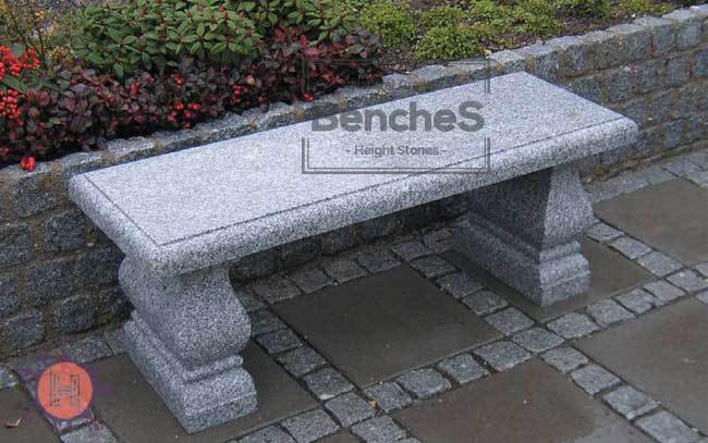 designer granite garden bench STB 13
