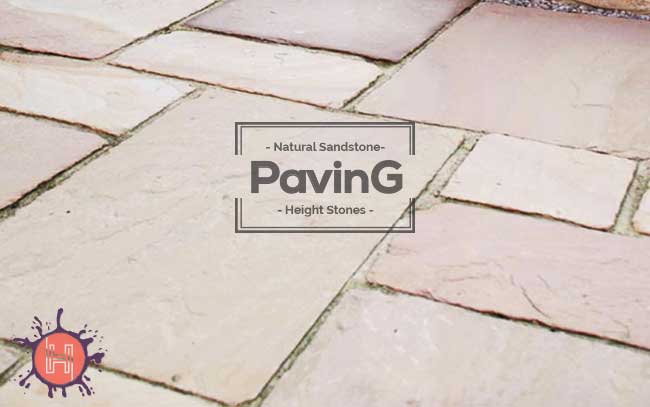 dholpur pink sandstone paving patio