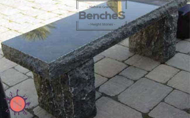 granite garden bench STB 11