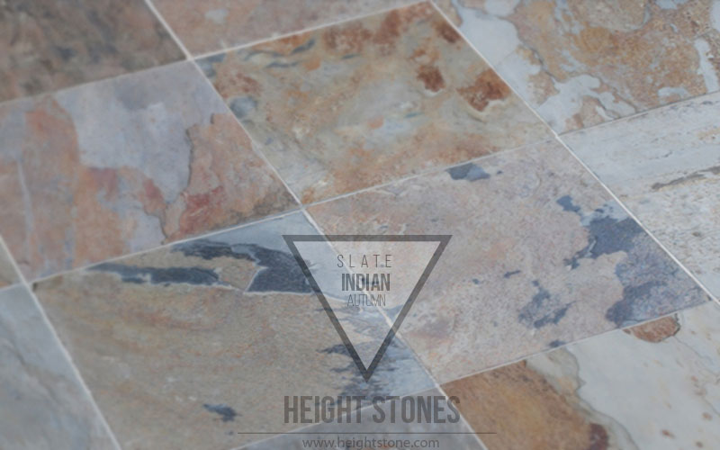 indian autumn slate tiles slabs