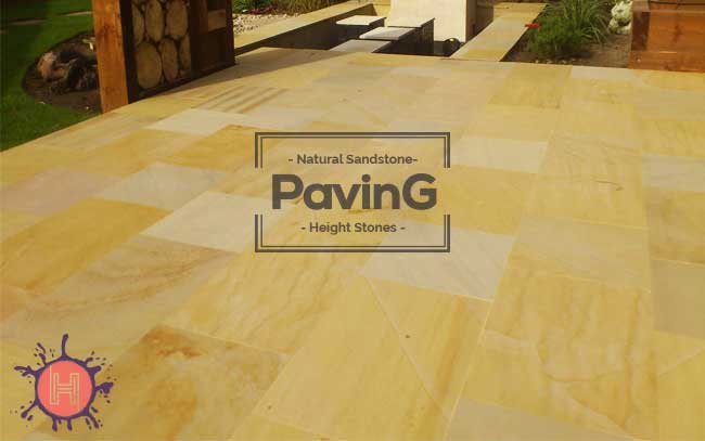 jaisalmer yellow sandstone paving patio