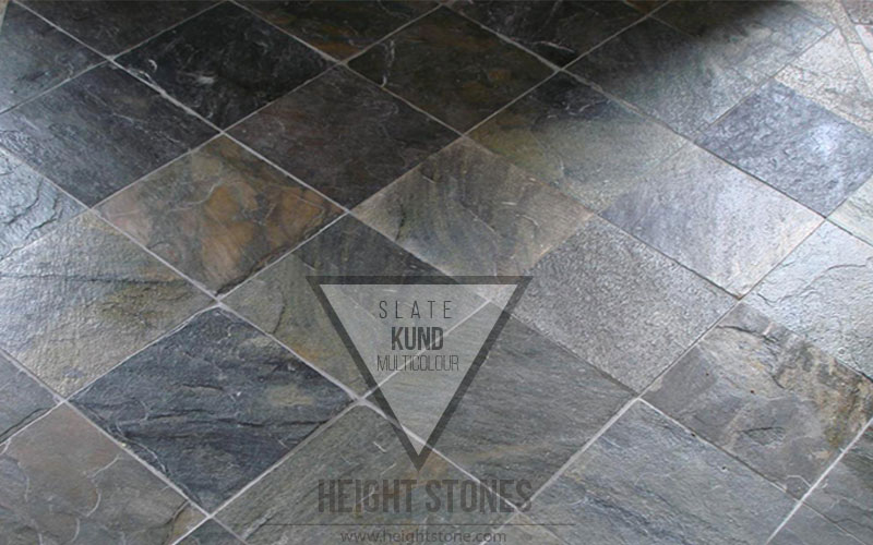 kund multi slate tiles slabs