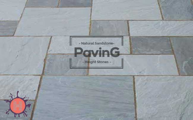 lalitpur grey sandstone paving patio