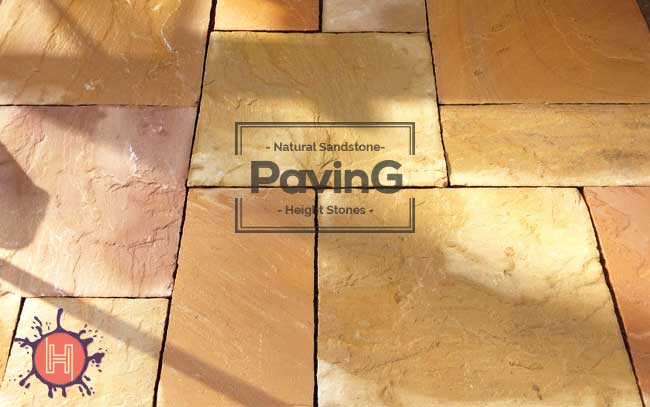 lalitpur yellow sandstone paving patio