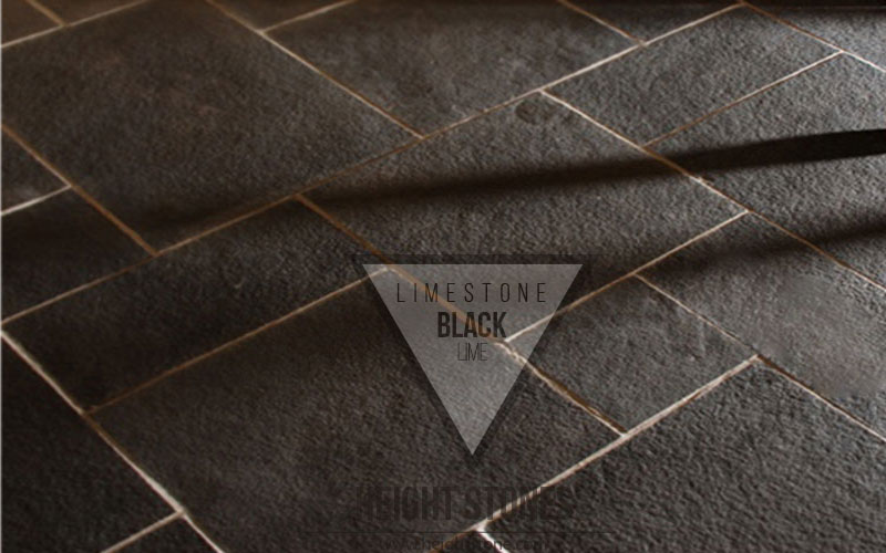 lime black limestone tiles slabs