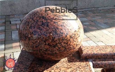 mandana red sandstone ball