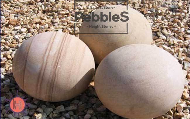 garden natural sandstone ball