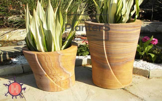 rainbow sandstone planter STP 11