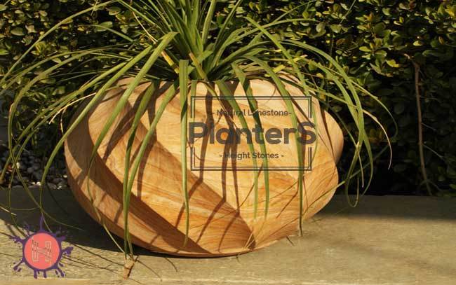 rainbow sandstone planter STP 13