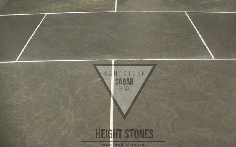 sagar black sandstone tiles slabs