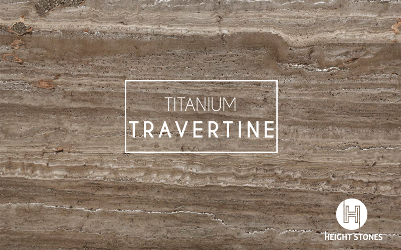 titanium travertine tiles slabs