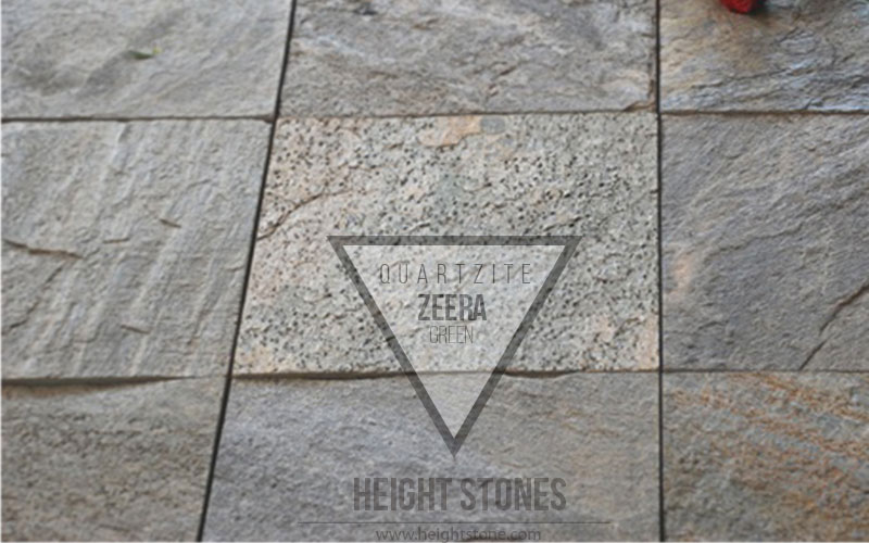 zeera green quartzite tiles slabs