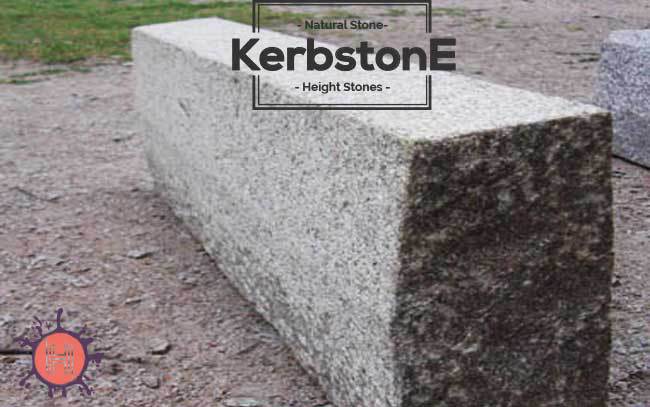 desert brown sandstone kerbstone