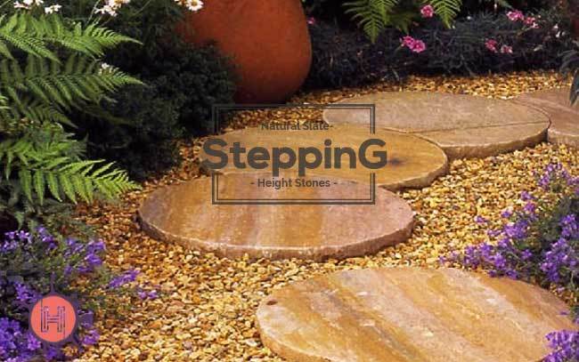 desert sandstone stepping stones