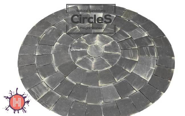 jack black sandstone paving circle
