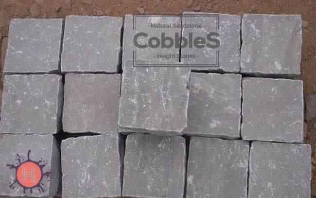 kandla grey sandstone cobbles