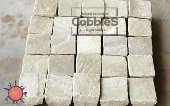 mint sandstone cobbles