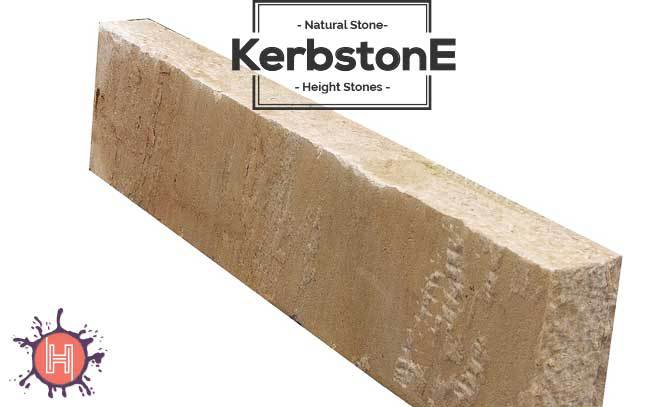 mint sandstone kerbstone