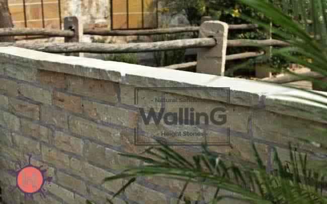 mint sandstone walling stones