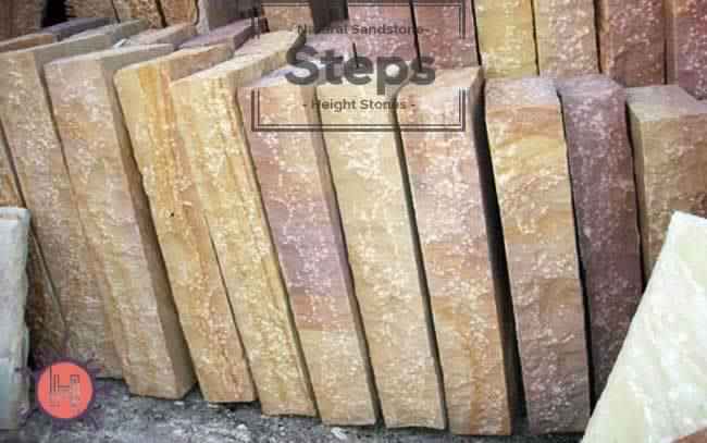 modak sandstone steps risers