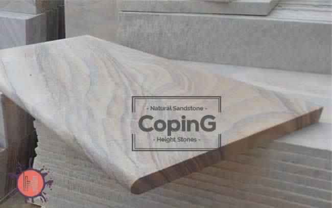 rainbow sandstone coping