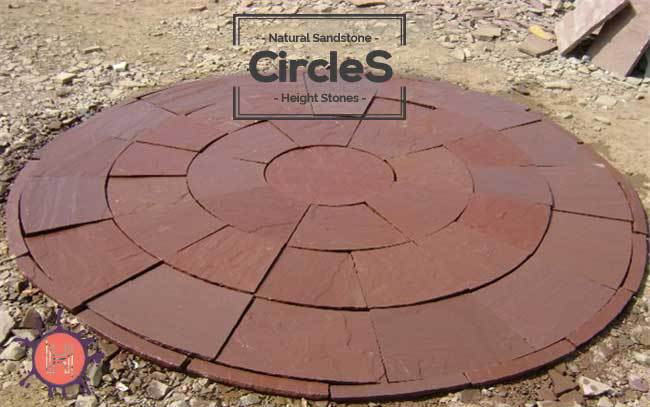 red sandstone circle