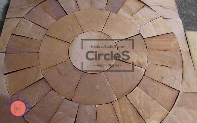 yellow sandstone circle